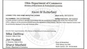 Ohio-Inspector-License